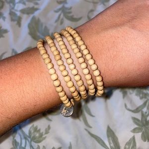 Wooden Wrap bracelet / necklace by Goodwood NYC